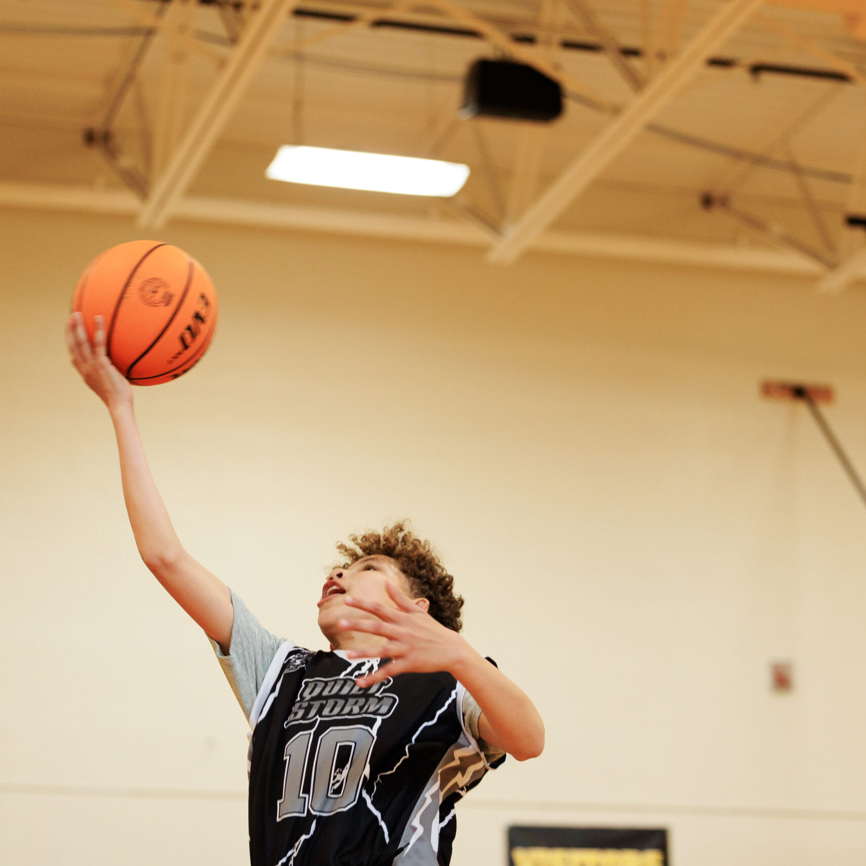 Fortis Sports Boy Playing Basketball Close Up