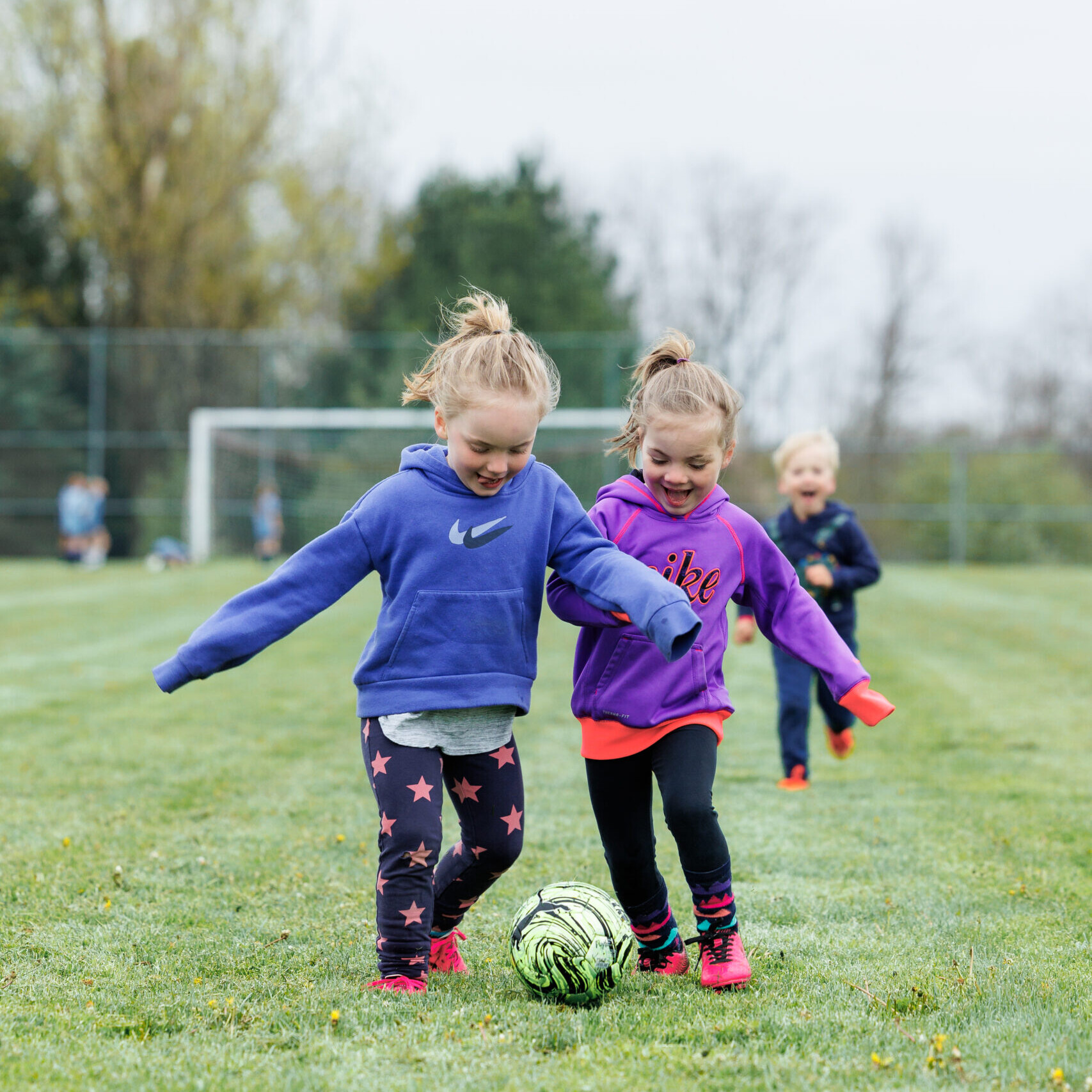 Fortis Sports Girls Playing with Soccer Ball