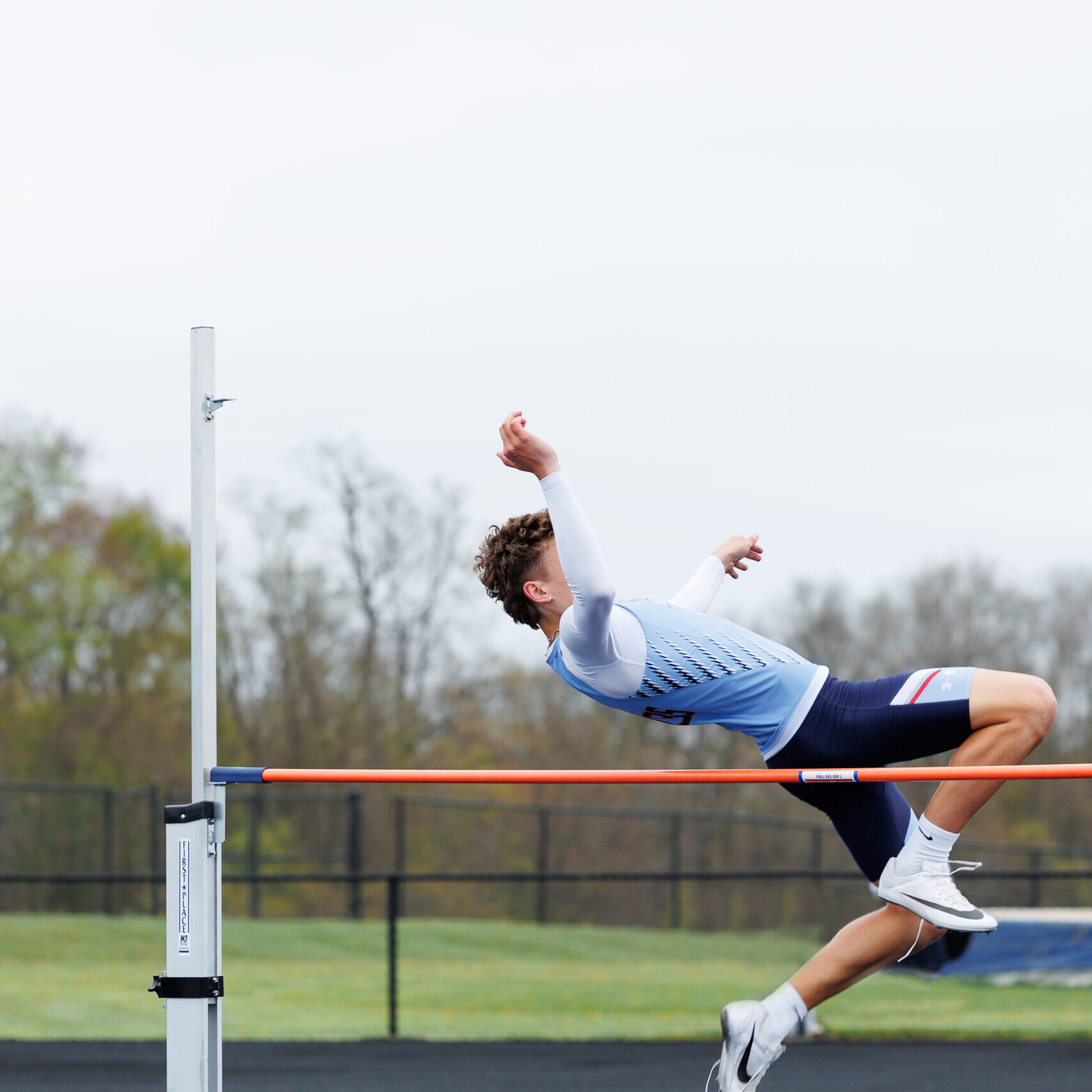 Fortis Sports Boy Track Meet Jumping Midair